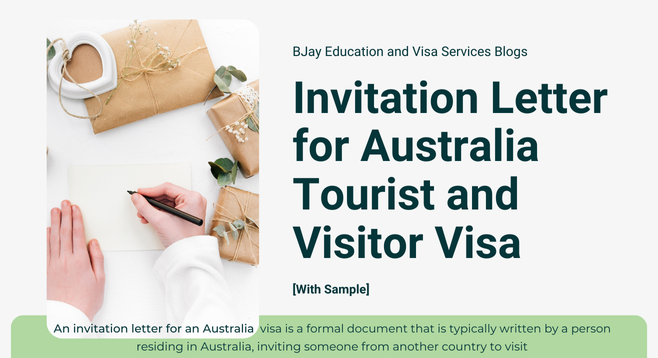 Invitation Letter for Australia Tourist and Visitor Visa [With Samples]