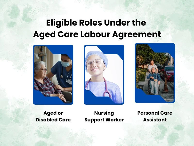 Eligible Roles under Aged Care Labour Agreement