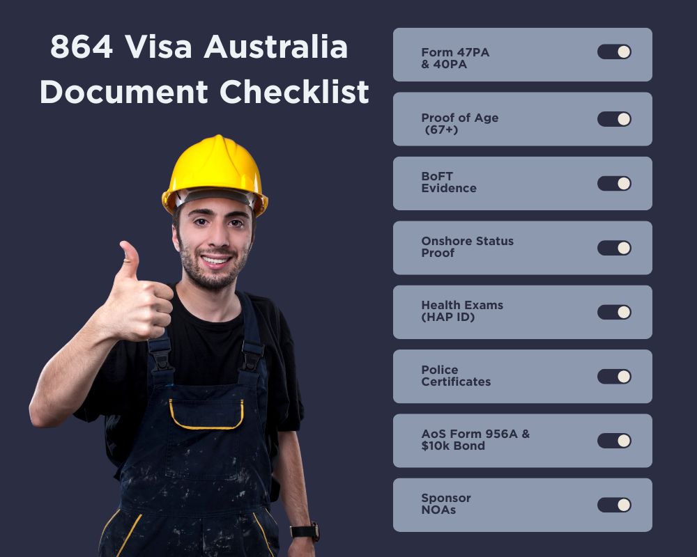 864 Visa Australia Document Checklist