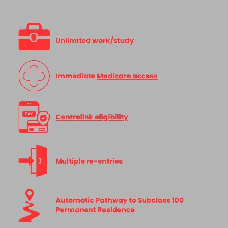 partner visa 309 benefits