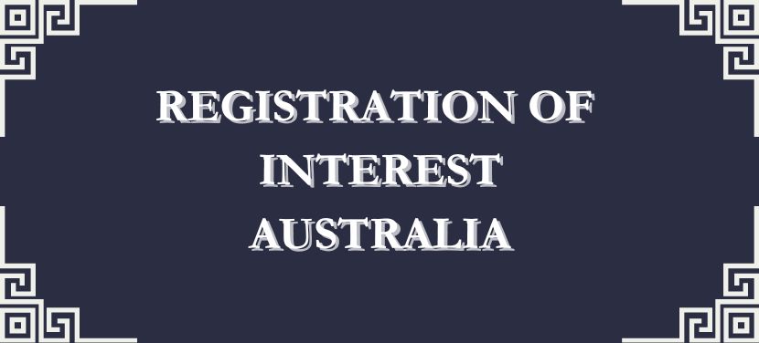 Registration of Interest Australia