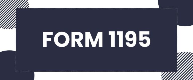 Form 1195 Identity Declaration Guide 2026 - Successful Guide