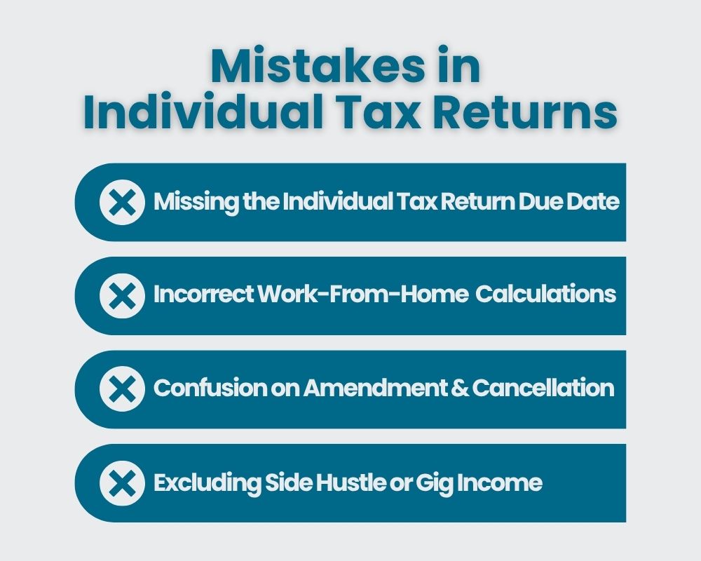 Mistakes in Individual Tax Returns