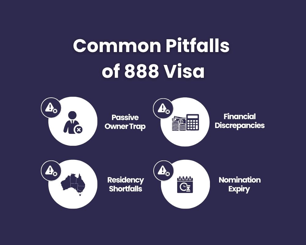 pitfalls of 888 visa