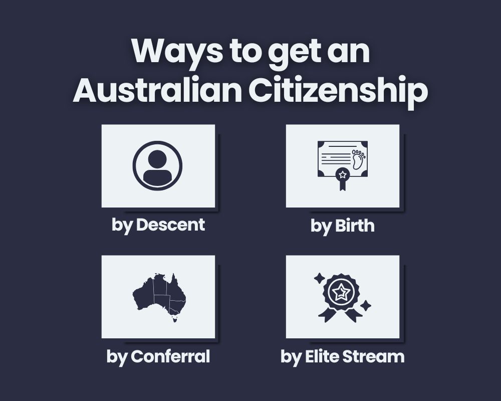 ways to get an Australian Citizenship